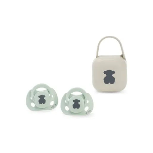 Pack 2 chupetes Bear Verde^TOUS Hot