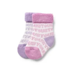 Pack de 2 pares de calcetines de bebé SSocks rosa^TOUS Outlet