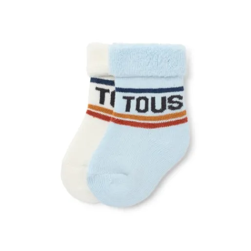 Pack de 2 pares de calcetines de bebé SSocks azul^TOUS