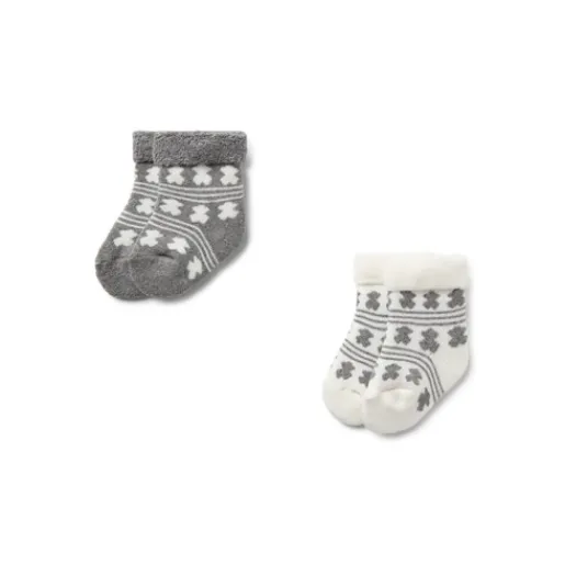 Pack de 2 pares de calcetines de bebé SSocks gris^TOUS