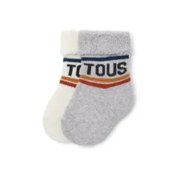 Pack de 2 pares de calcetines de bebé SSocks gris^TOUS New