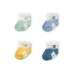 Pack de 4 pares de calcetines de bebé SSocks azul^TOUS Best