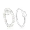 Pack de anillos de plata y perlas cultivadas, corazón y oso Mini Icons^TOUS Online