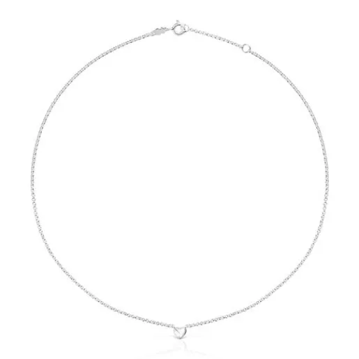 Pack de collares de plata y perlas cultivadas, corazón y oso Mini Icons^TOUS