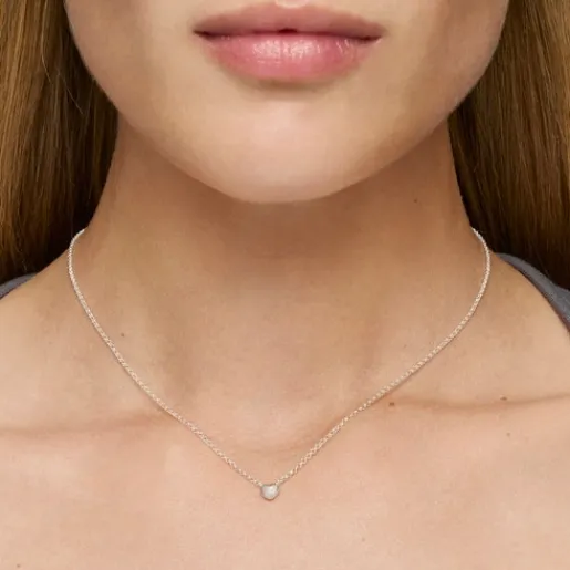 Pack de collares de plata y perlas cultivadas, corazón y oso Mini Icons^TOUS