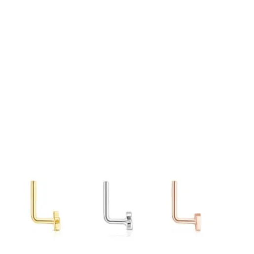 Pack de Piercings de nariz Basics de acero tricolor^TOUS