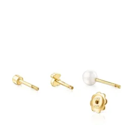 Pack de Piercings de oreja Pearl de con diamante y perla^TOUS New