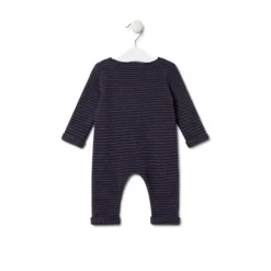 Pelele de bebé a rayas Blue azul marino^TOUS New