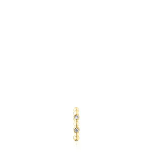 Pendiente aro con bolas de y diamantes Les Classiques^TOUS Best