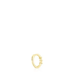 Pendiente aro tira de y diamantes Les Classiques^TOUS Online