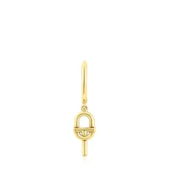 Pendiente suelto de oro MANIFESTO^TOUS Clearance