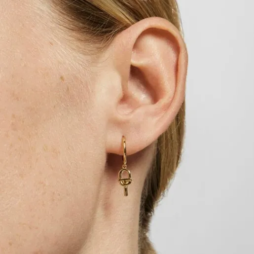 Pendiente suelto de oro MANIFESTO^TOUS Clearance