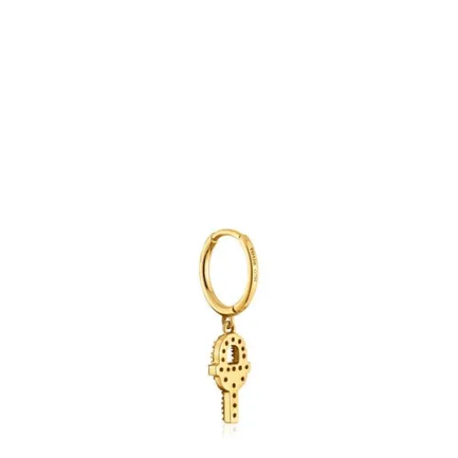 Pendiente suelto de y gemas MANIFESTO^TOUS Outlet