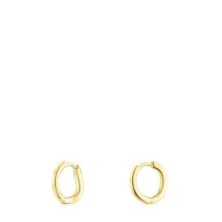 Pendientes aro con baño de oro 18 kt sobre plata y gemas Vibrant Colors^TOUS Discount