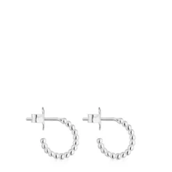 Pendientes aro cortos bolas de plata 10 mm Basicos^TOUS