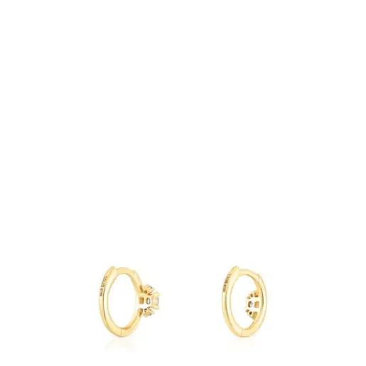 Pendientes aro de oro y diamantes Les Classiques^TOUS