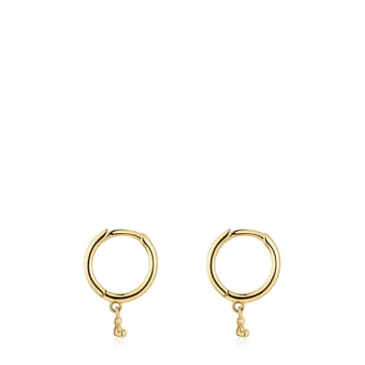 Pendientes aro de oro y oso Bold Bear^TOUS Best