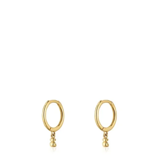 Pendientes aro de oro y oso Bold Bear^TOUS Best