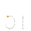 Pendientes aro de perlas Gloss^TOUS Best