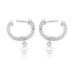 Pendientes aro de plata Straight^TOUS Hot