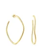 Pendientes aro onda Hav con baño de oro 18 kt sobre plata^TOUS Outlet