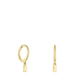 Pendientes con baño de oro 18 kt sobre plata Cool Joy^TOUS Best