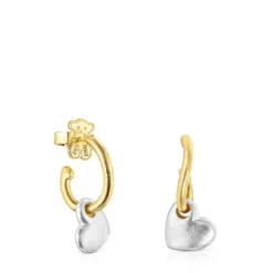 Pendientes corazón bicolor Luah^TOUS New