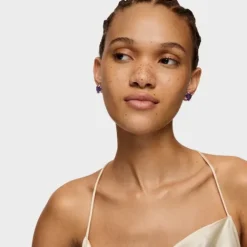 Pendientes corazón de y amatista Color Pills^TOUS Hot