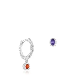 Pendientes corto/largo de y gemas Basic Colors^TOUS Discount