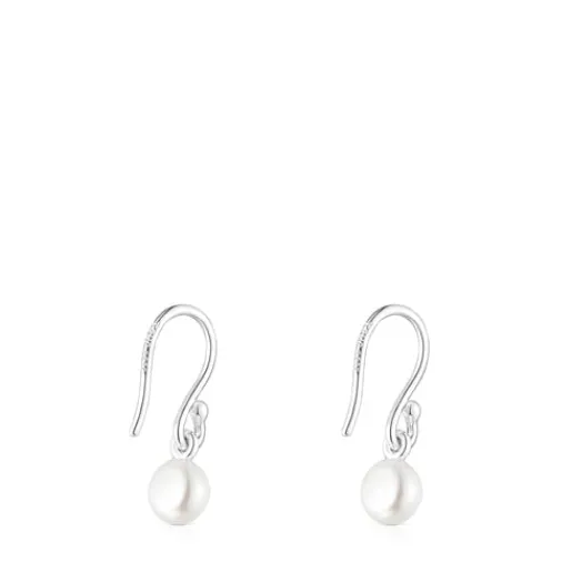 Pendientes cortos de plata y perla Icon Pearl^TOUS New