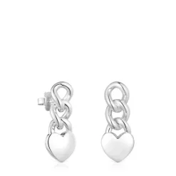 Pendientes cortos de corazón Bold Motif^TOUS