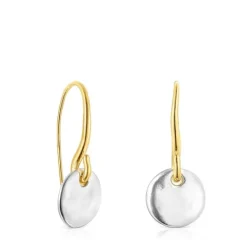 Pendientes cortos luna bicolor Luah^TOUS Outlet