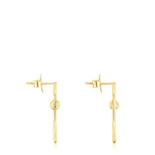 Pendientes círculo de oro Sylvan^TOUS New