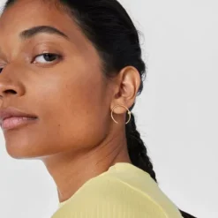 Pendientes círculo de oro Sylvan^TOUS New