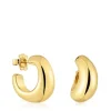 Pendientes de aro con baño de oro de 18 kt sobre plata Galia Basics^TOUS New