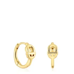 Pendientes de aro de oro MANIFESTO^TOUS Outlet