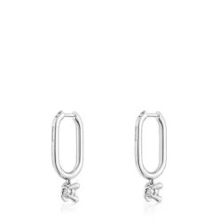 Pendientes de aro de platino con diamantes creados en laboratorio 0,36 ct Shine LGD^TOUS Sale