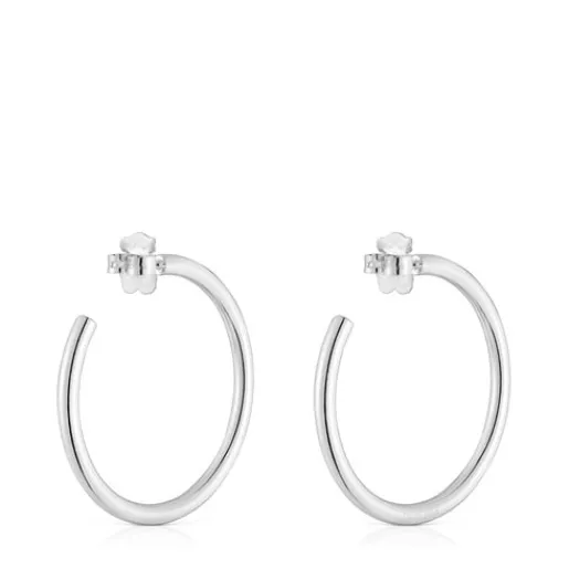 Pendientes de aro largos de 27 mm Basics^TOUS Online
