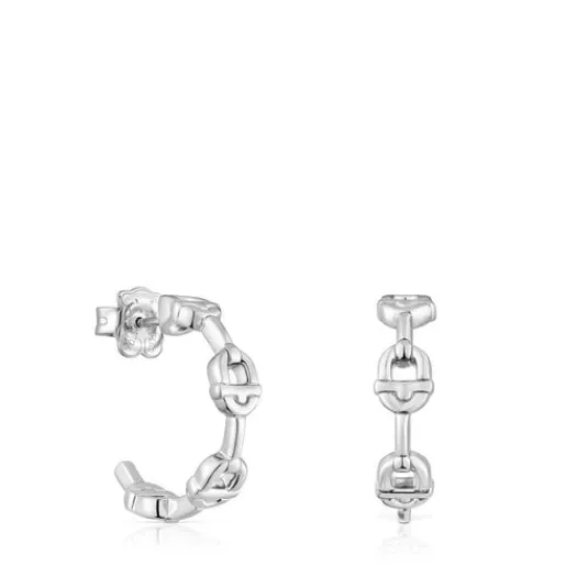 Pendientes de aro logo de 17,4 mm MANIFESTO^TOUS Outlet