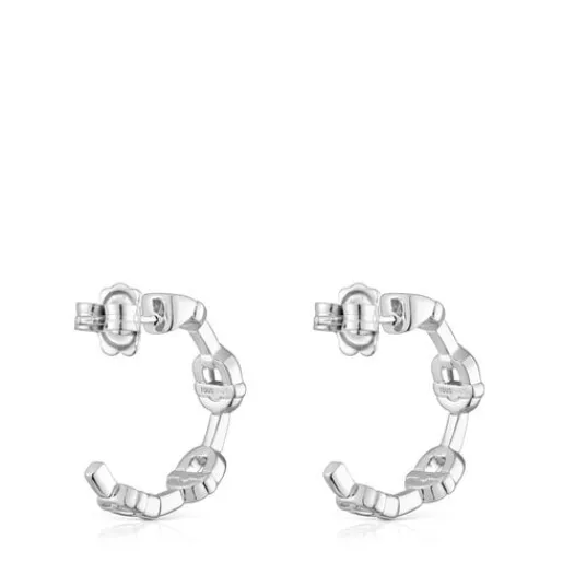 Pendientes de aro logo de 17,4 mm MANIFESTO^TOUS Outlet