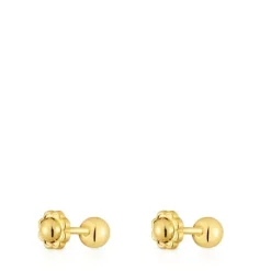 Pendientes de oro 4 mm Basics^TOUS Best