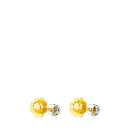 Pendientes de oro blanco y diamantes 0,08ct Diamonds^TOUS Discount