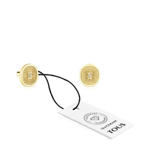 Pendientes de con diamantes 0,02 ct Oursin^TOUS