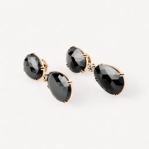 Pendientes de oro con diamantes y espinelas ATELIER UNIQUE PIECES^TOUS Outlet