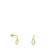 Pendientes de oro con diamantes Bent^TOUS Hot