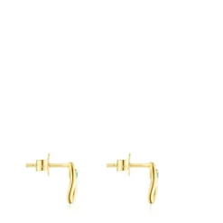 Pendientes de oro con gema tsavorita Hav^TOUS Discount