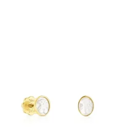Pendientes de con nácar 0,6cm. Camee^TOUS Online