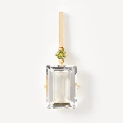Pendientes de oro con peridoto y cristal de roca ATELIER^TOUS Discount