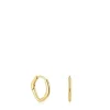 Pendientes de oro cortos con aro púa Basics^TOUS Outlet