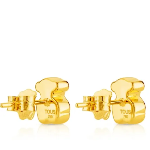 Pendientes de oro motivo oso de 0,8cm, Sweet Dolls^TOUS
